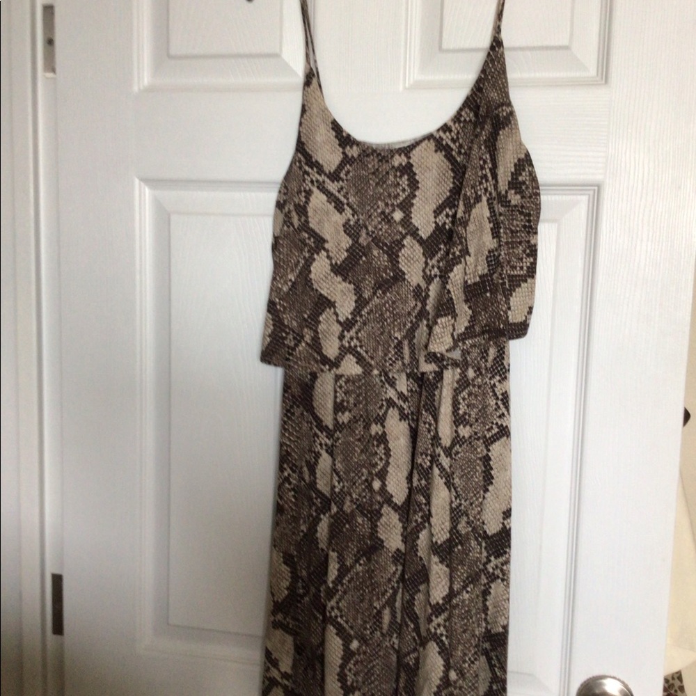 H&M python cotton dress